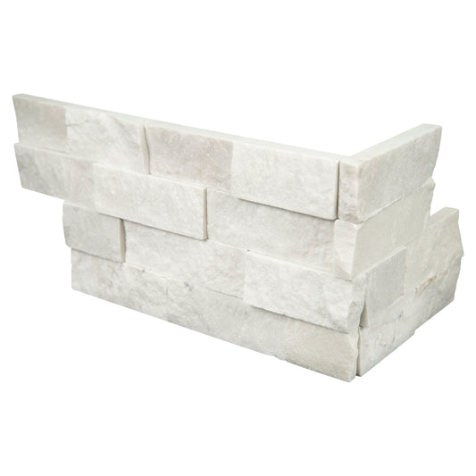 COSMIC WHITE SPLIT FACE CORNER