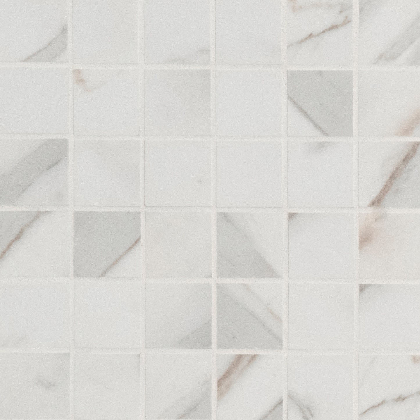 PIETRA CALACATTA 2X2 MOSAIC MATTE