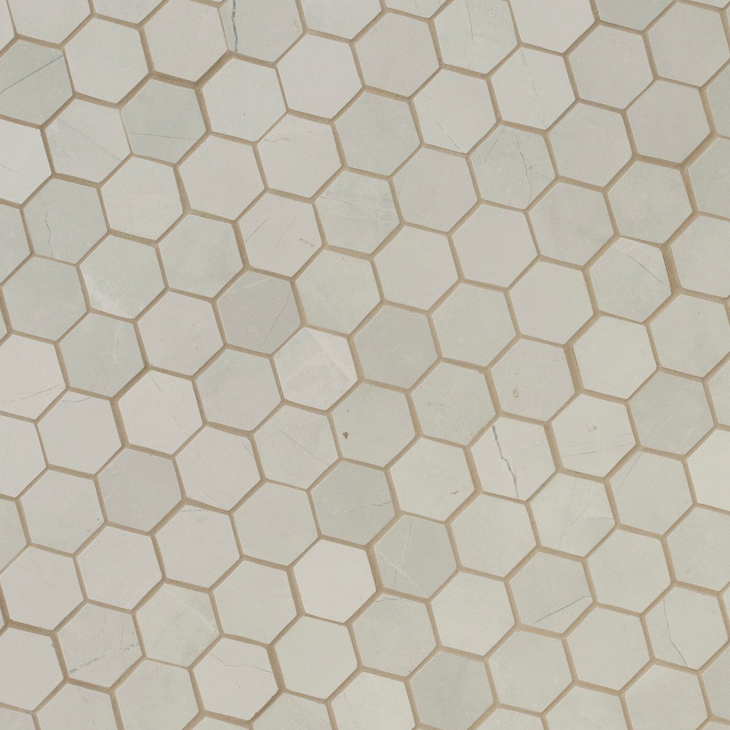 SANDE IVORY 2X2 HEXAGON MATTE