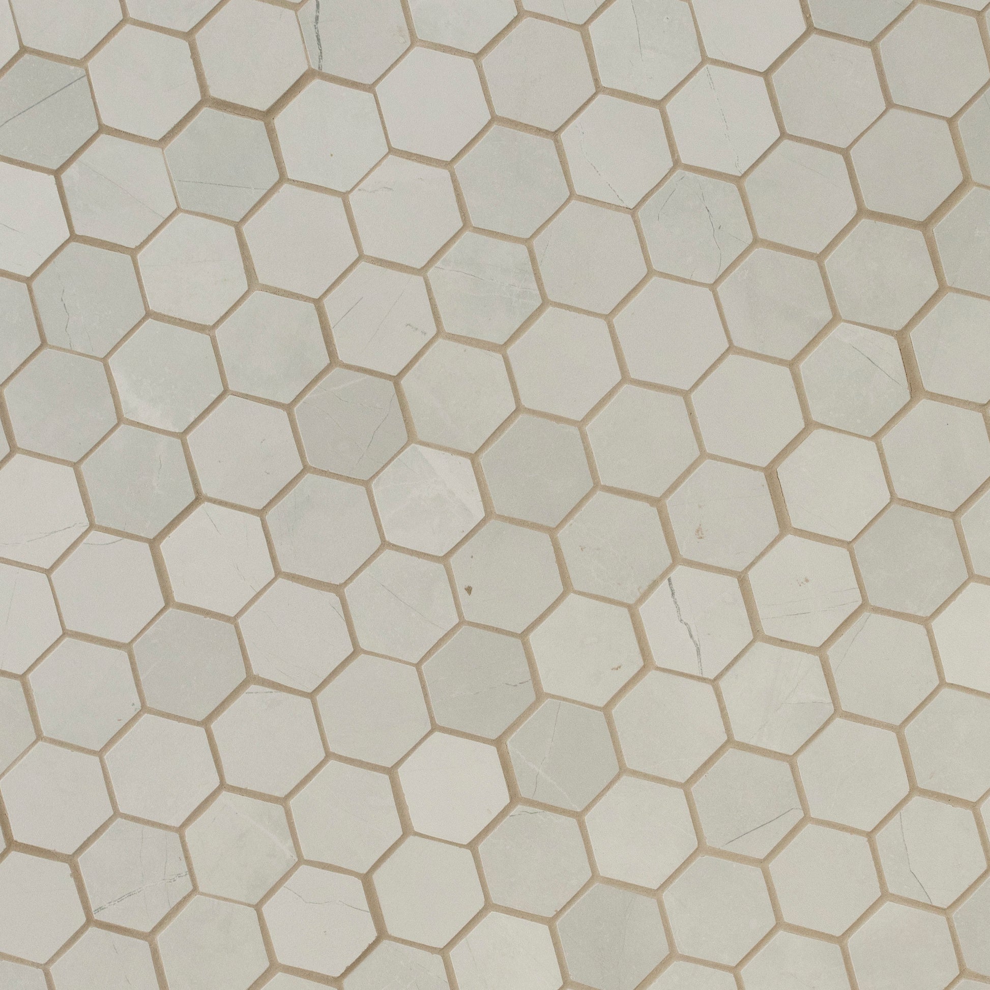 SANDE IVORY 2X2 HEXAGON MATTE