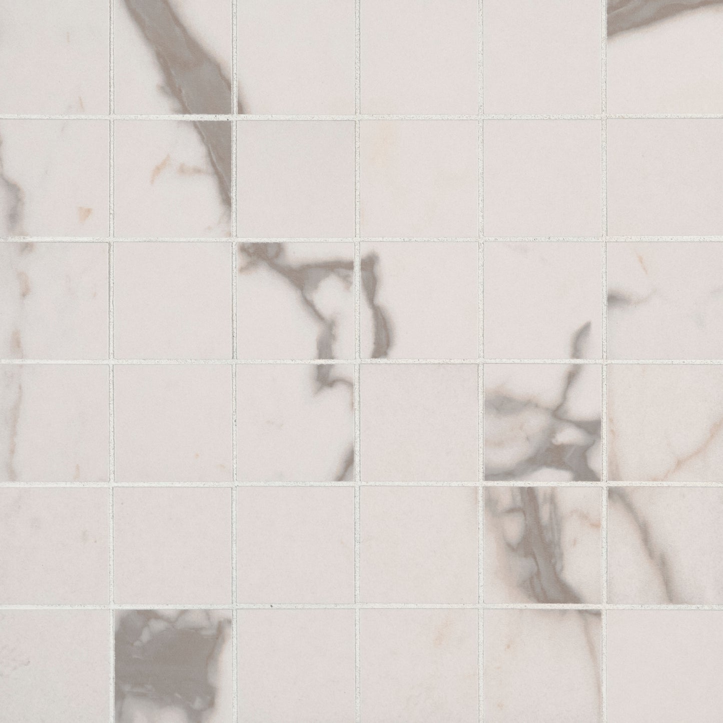 WHITE VENA 2X2 MOSAIC
