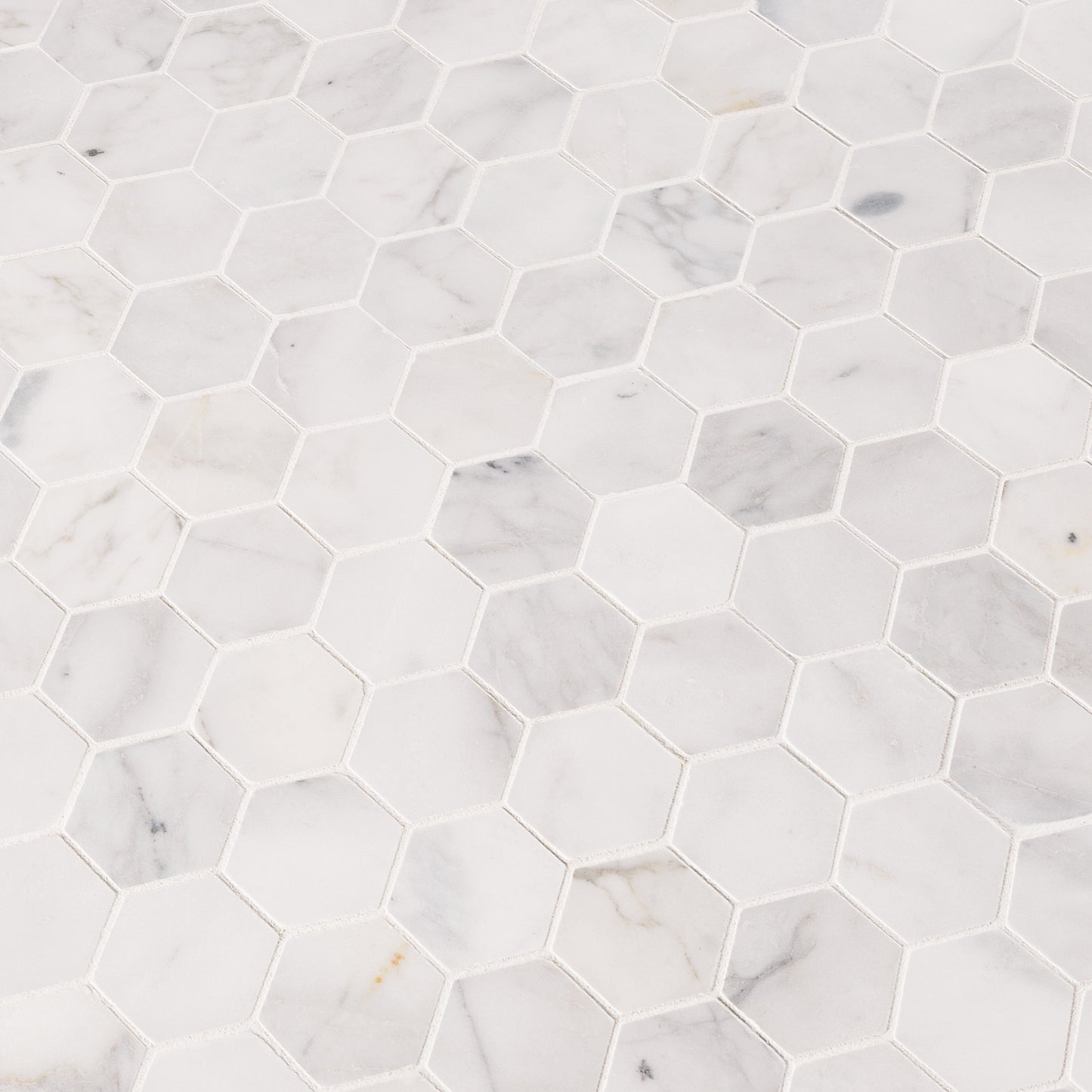 CALACATTA CRESSA HEX MOSAIC