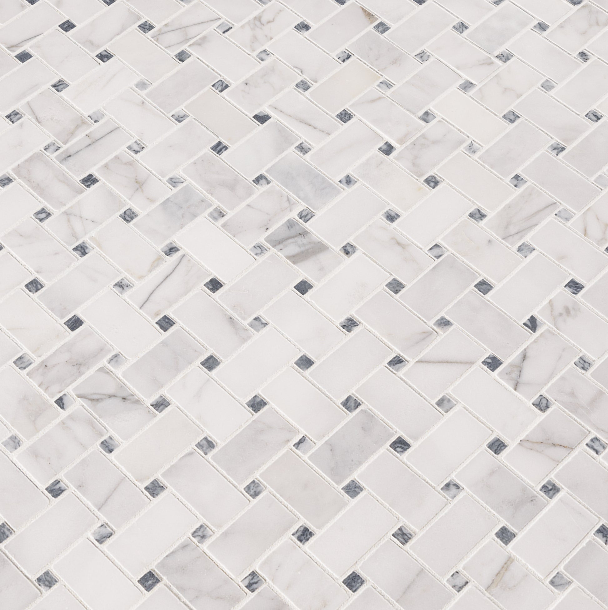 CALACATTA CRESSA BASKETWEAVE MOSAIC