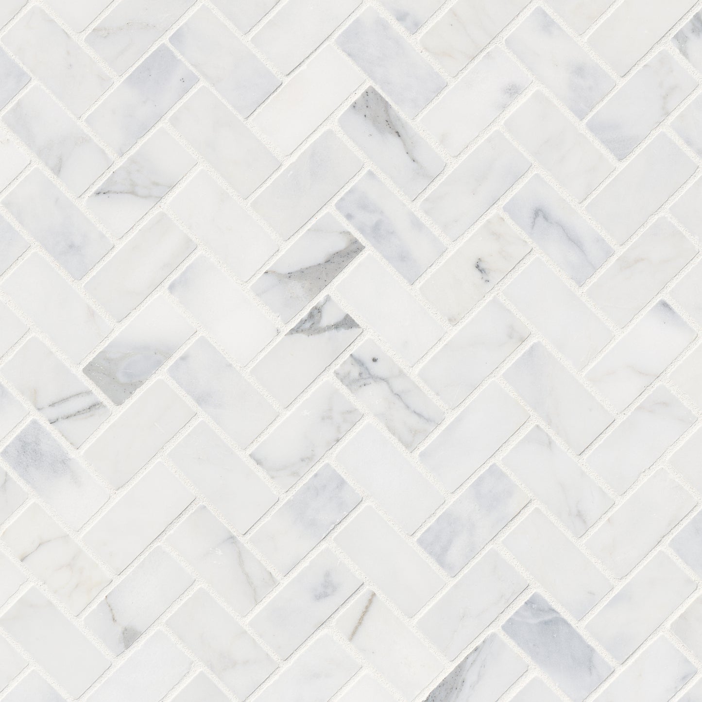 CALACATTA CRESSA HERRINGBONE MOSAIC