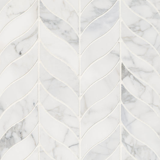 CALACATTA CRESSA LEAF MOSAIC