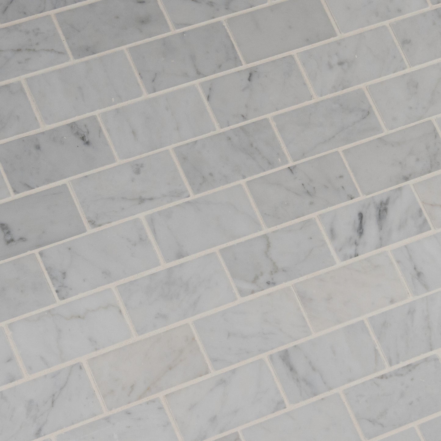 CARRARA WHITE 2X4 MOSAIC