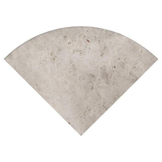 TUNDRA GRAY 9"RADIUS CORNER SHELF