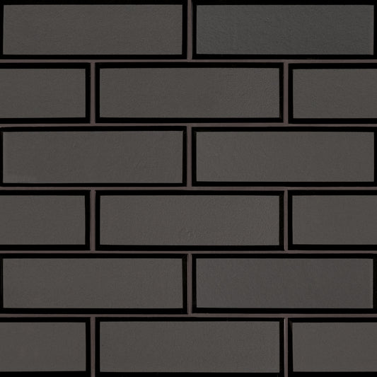 METALLIC GRAY BEVEL SUBWAY