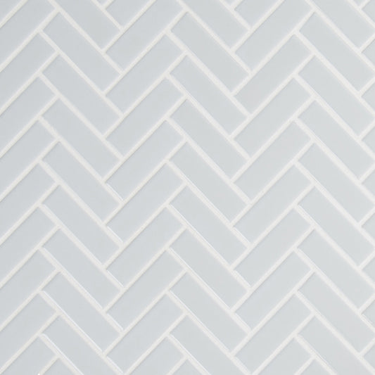 GRAY GLOSSY HERRINGBONE 6MM