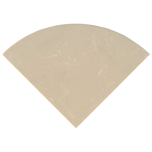 ENGINEERED BEIGE MARBLE 18" RADIUS SEAT