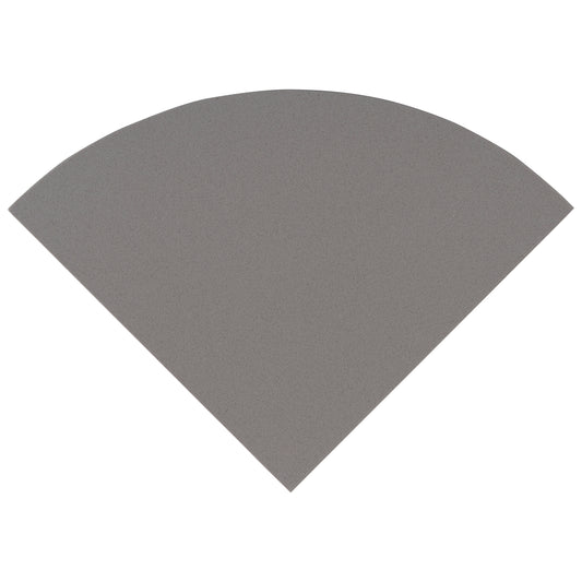 ENGINEERED GRAY MARBLE 18" RADIUS SEAT