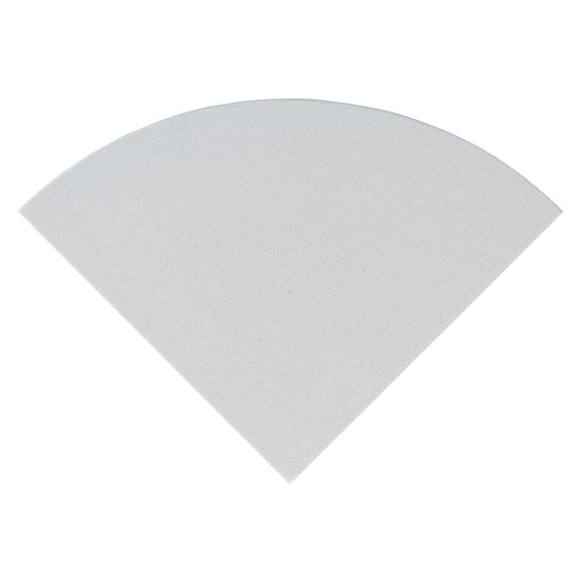ENGINEERED WHITE MARBLE 18" RADIUS SEAT