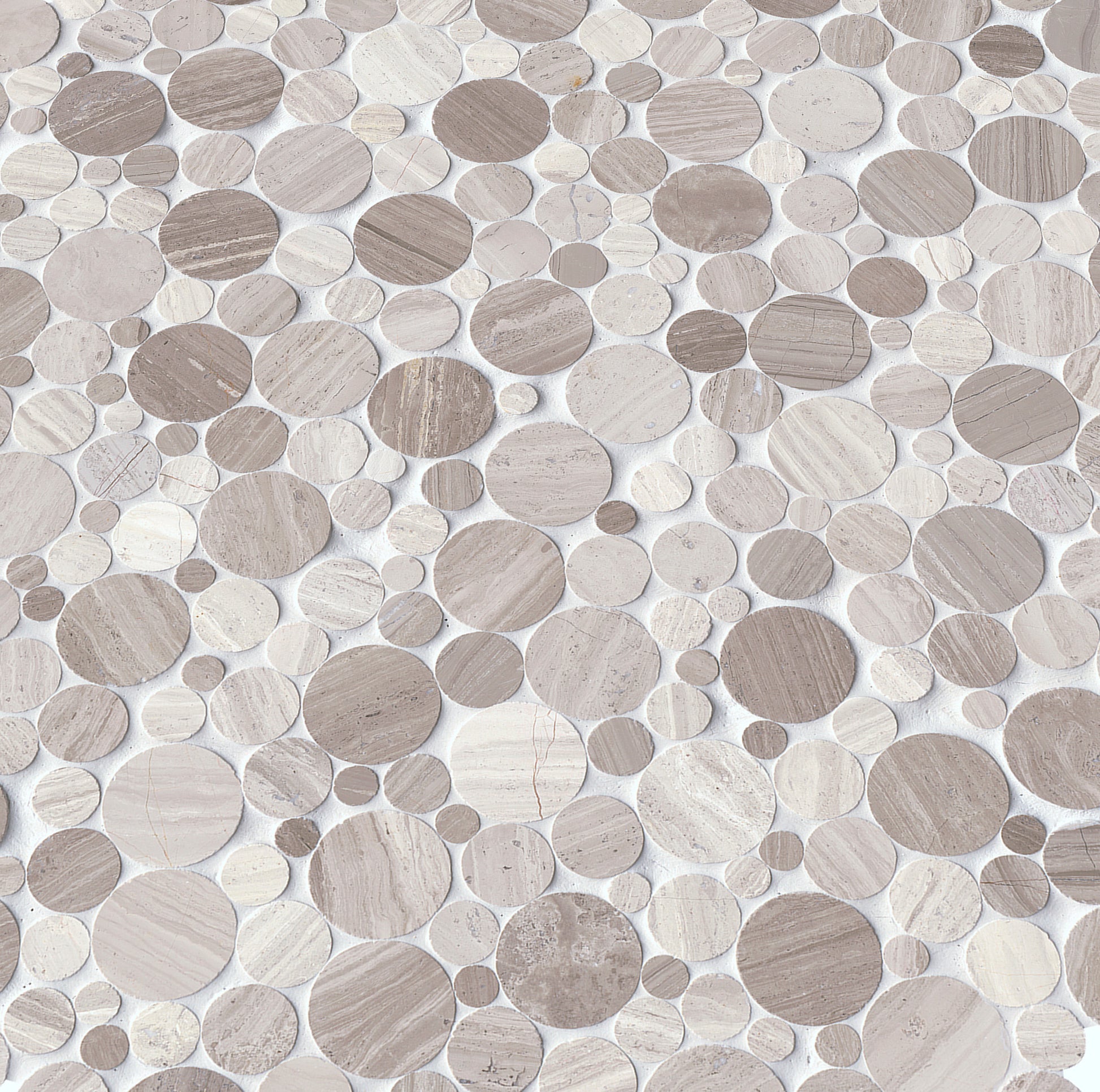 SERENITY STONE PEBBLES MESH BACKED