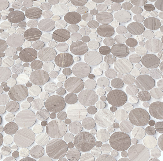 SERENITY STONE PEBBLES MESH BACKED