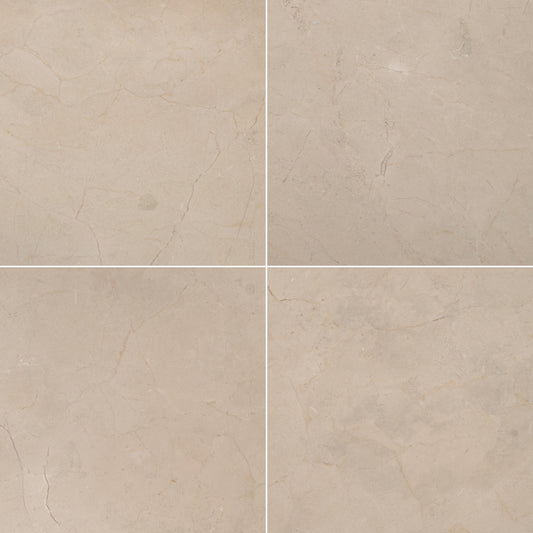 CREMA MARFIL 12X12 HONED CLASSIC