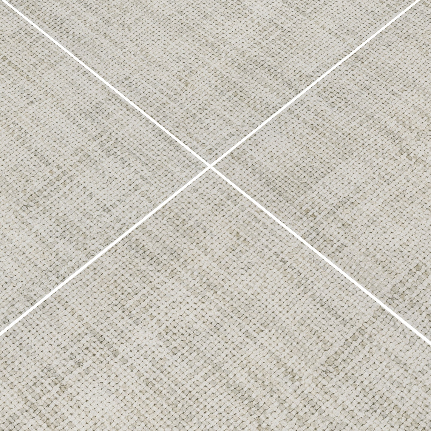 TEKTILE CROSSHATCH IVORY 12X24