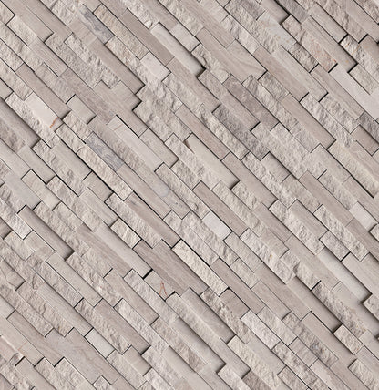 WHITE QUARRY SPLITFACE MOSAIC