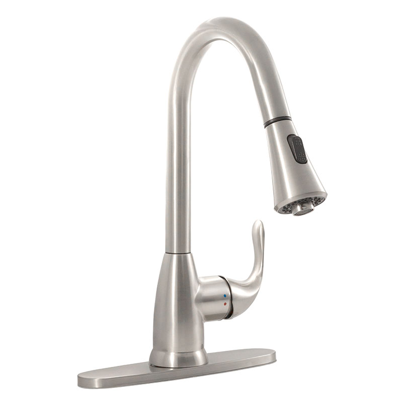 1 Handle Kitchen Faucet 8401-803 Brush Nickel NICKEL-BRUSHED