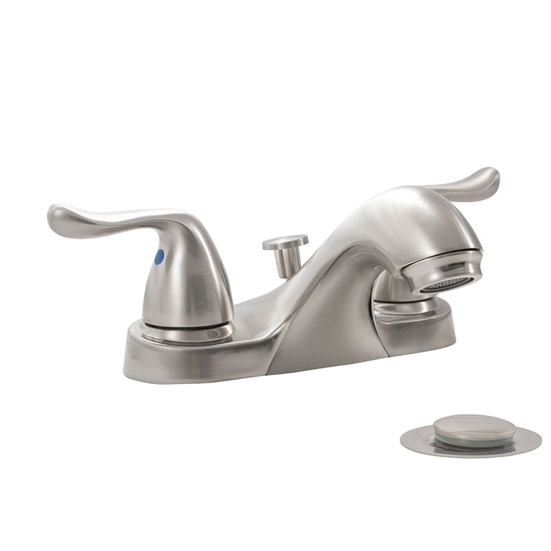 2 Handle Bathroom Faucet 4201-405 Brush Nickel NICKEL-BRUSHED