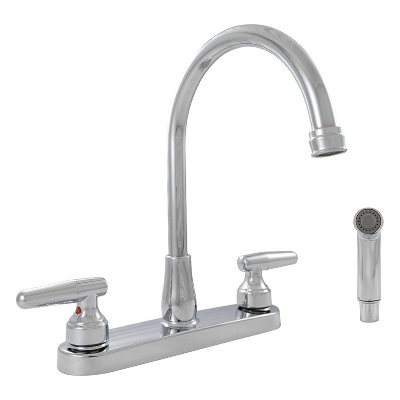 2 Handle Kitchen Faucet 8201-805 Chrome