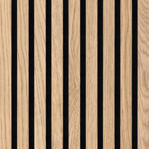 Acoustic Wood Slat Panel Natural