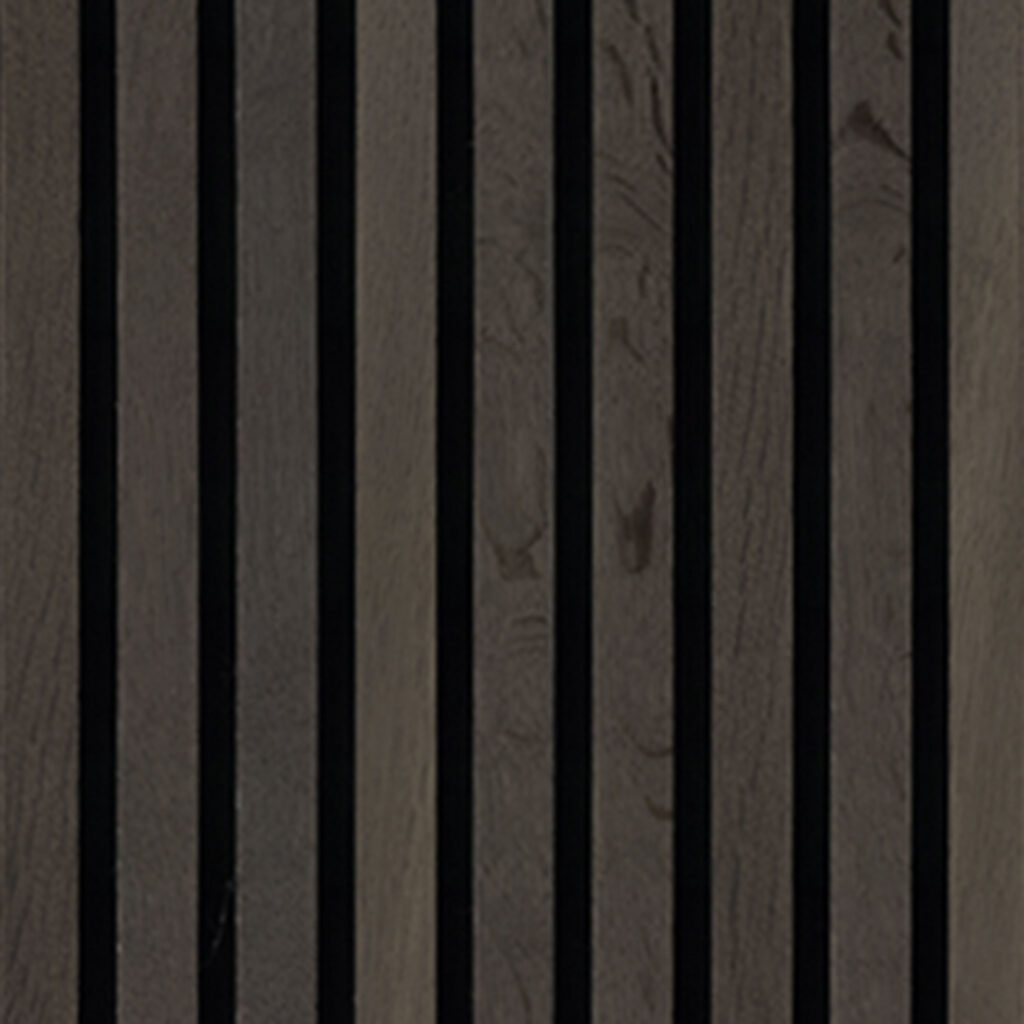 Acoustic Wood Slat Panel Umber