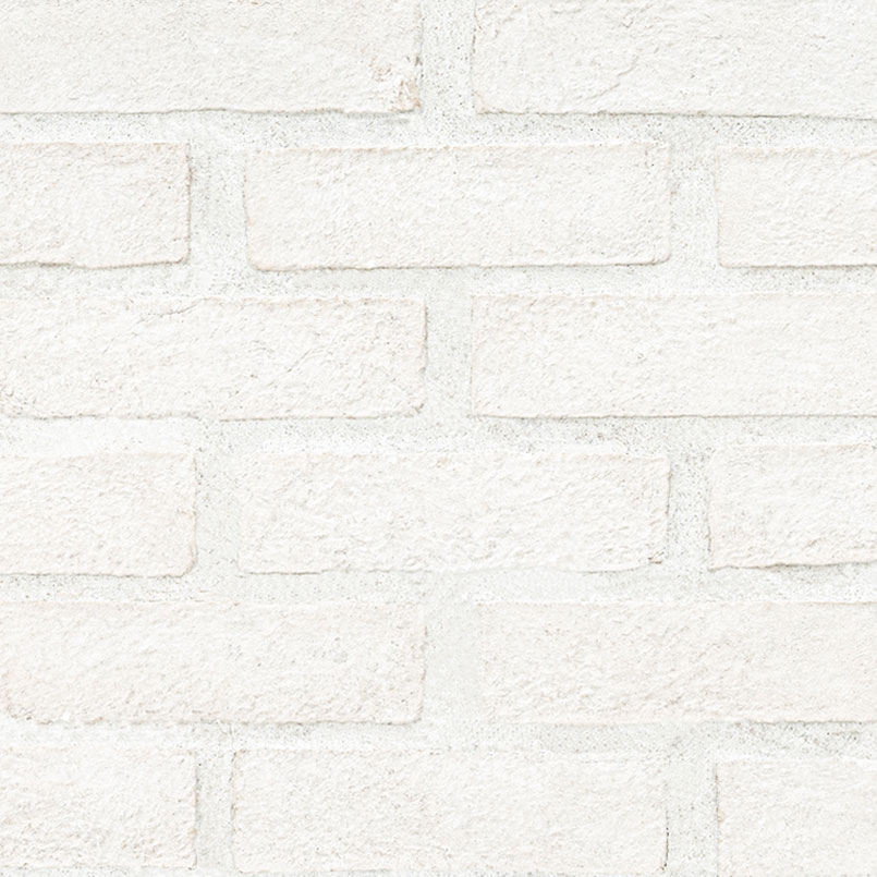 Alpine White Clay Brick 2.25X7.5 Mesh NATURAL