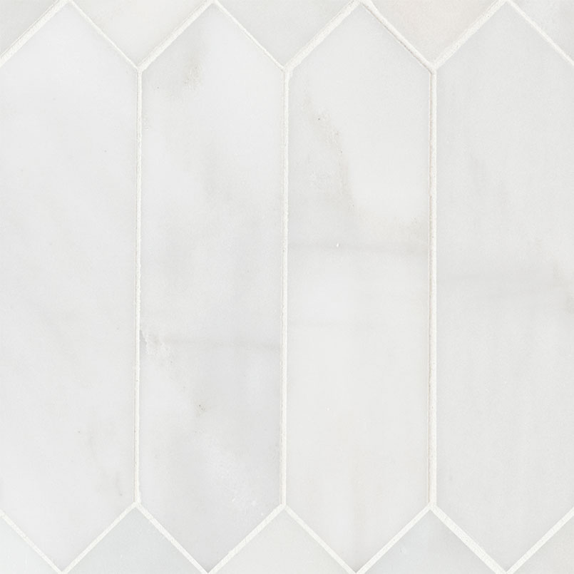 Arabescato Carrara 3X12 Pickett Honed PATTERN