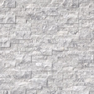 Arabescato Carrara Splitface Ledger Corner 6x18