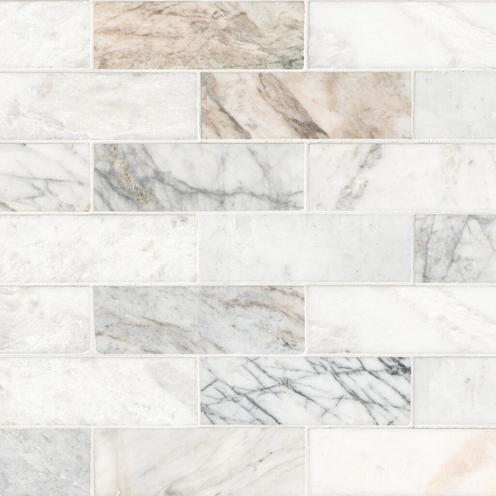 Arabescato Venato White 2X6 Honed