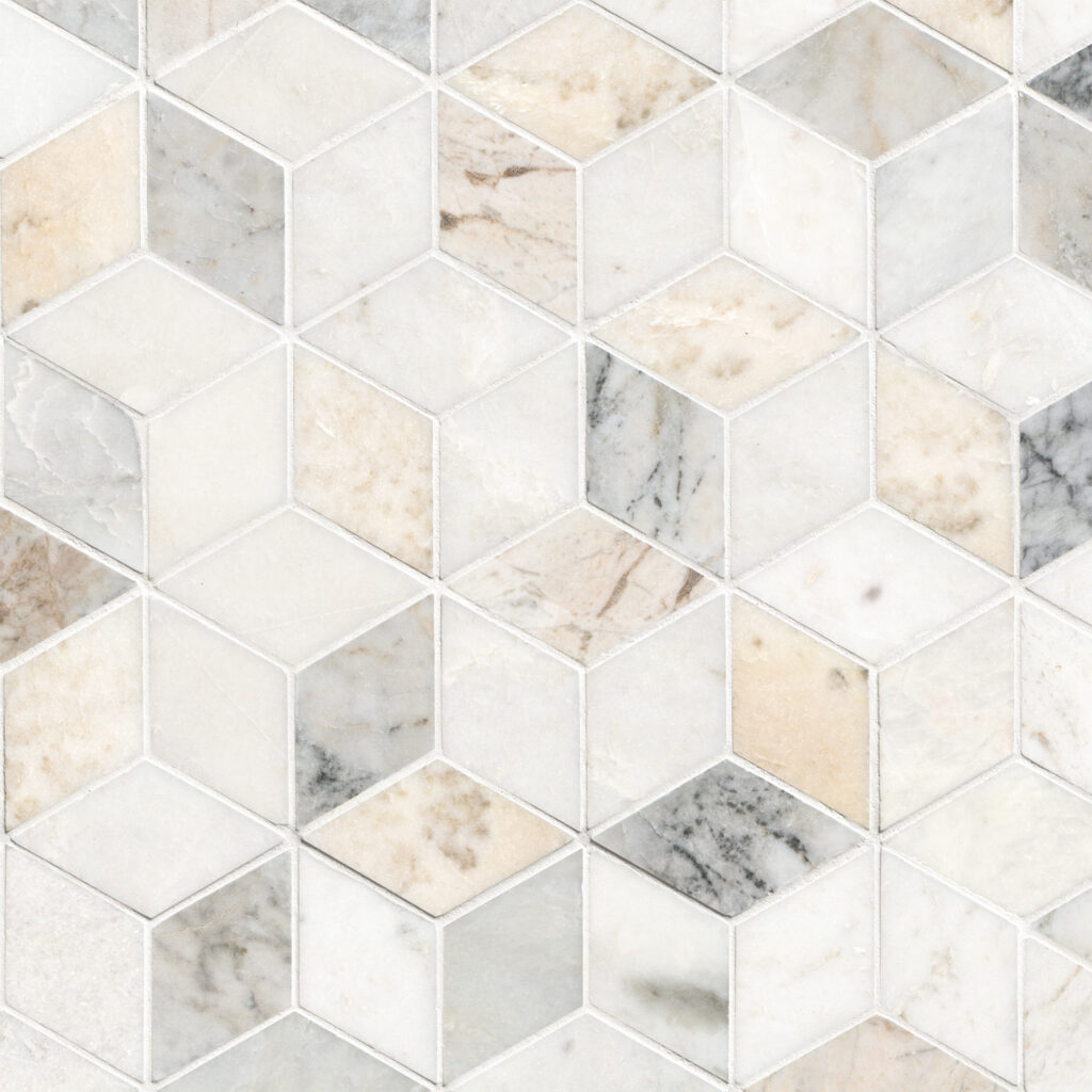 Arabescato Venato White Cube Honed PATTERN