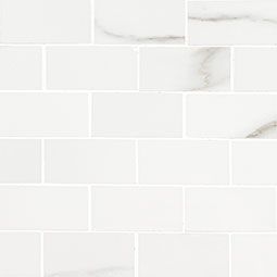 Aria Bianco 2X4 Mosaic POLISHED