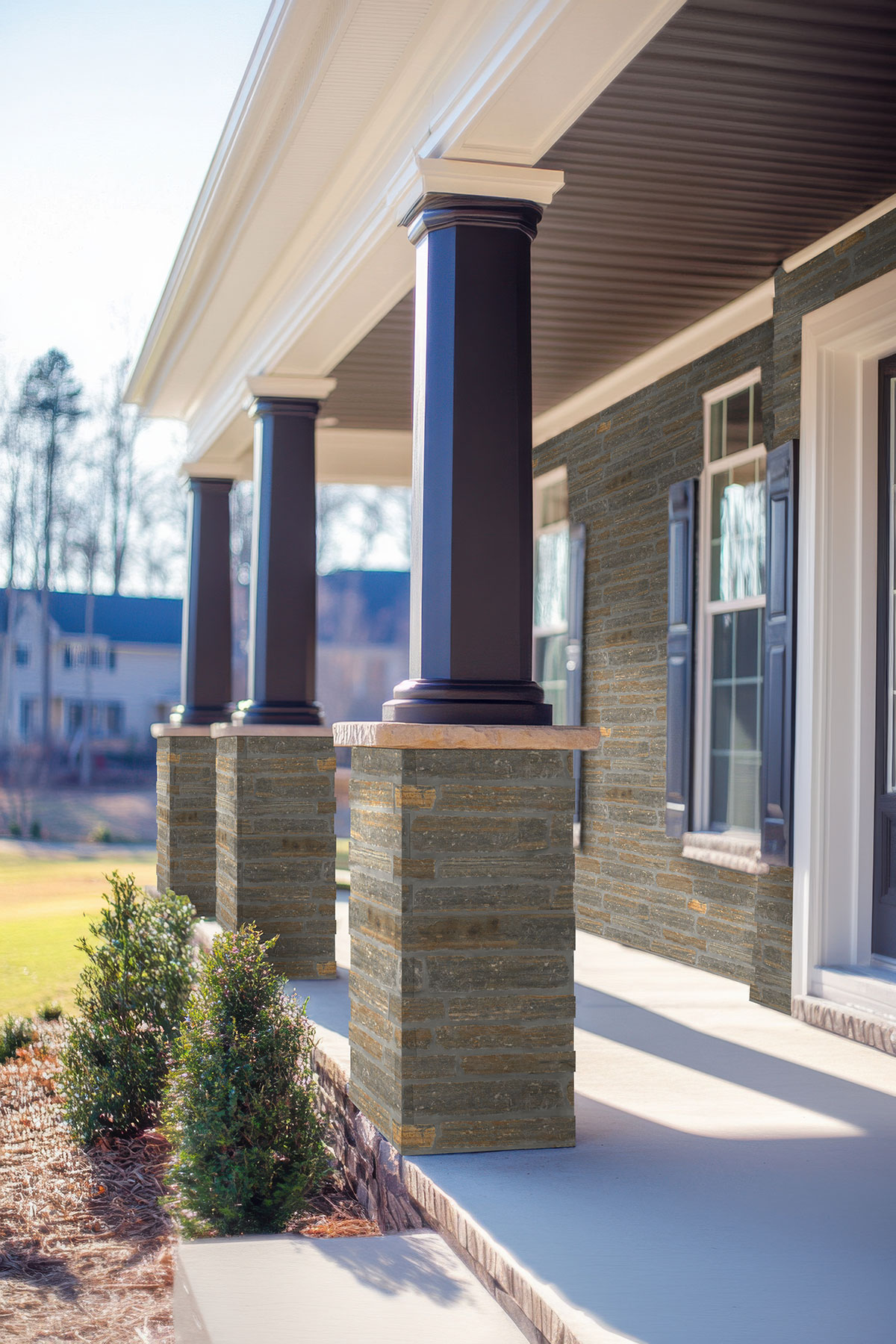 Bedford Brown Ledgestone Corners - Image 2