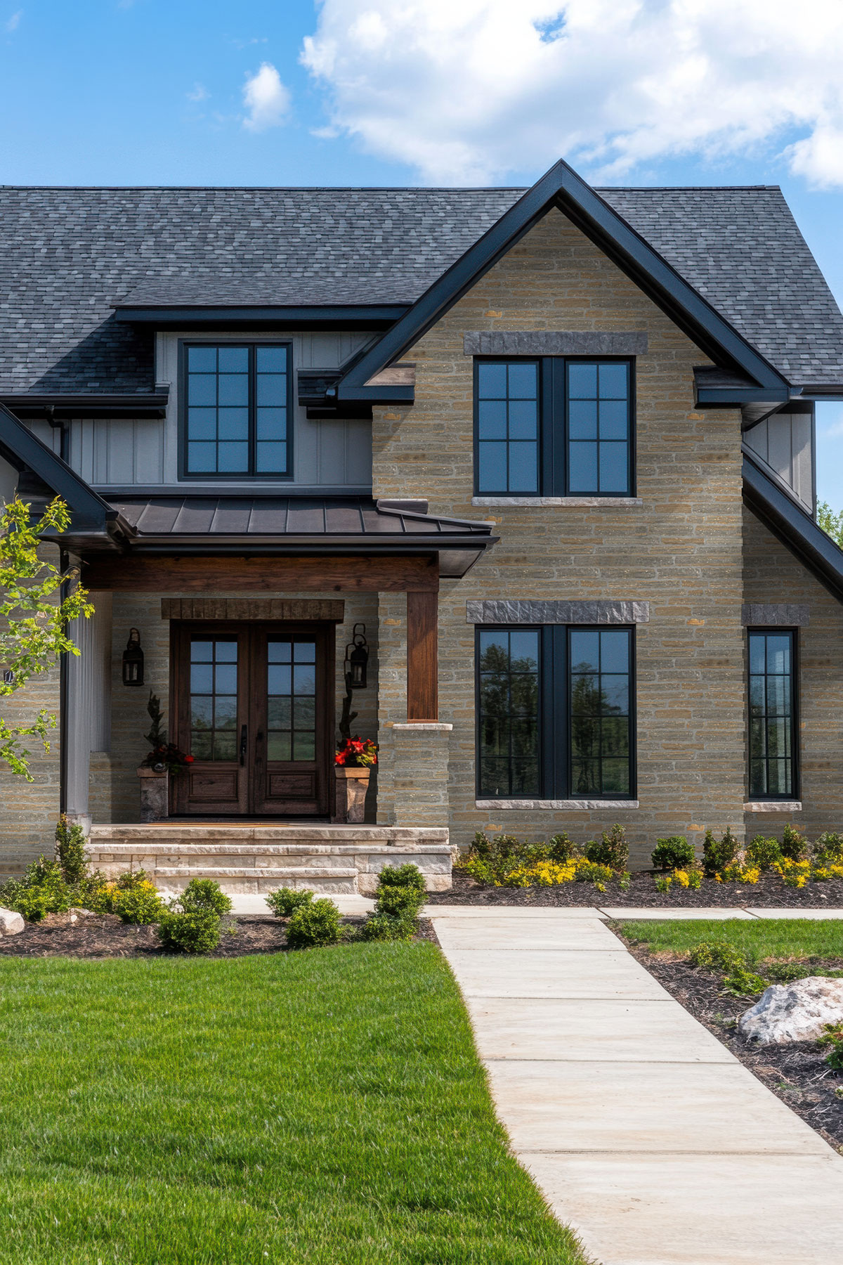 Bedford Brown Ledgestone Corners - Image 3