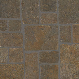 Bedford Brown Squares & Rectangles Corners