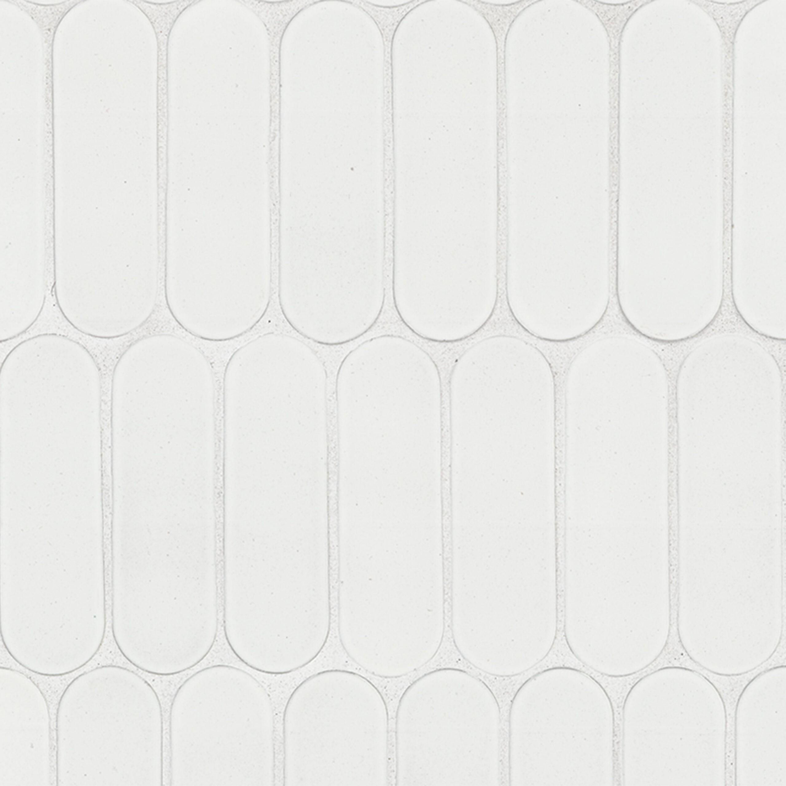 Bianco Glossy Ellipse 6MM Polished