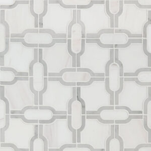 Bianco Gridwork Polished PATTERN