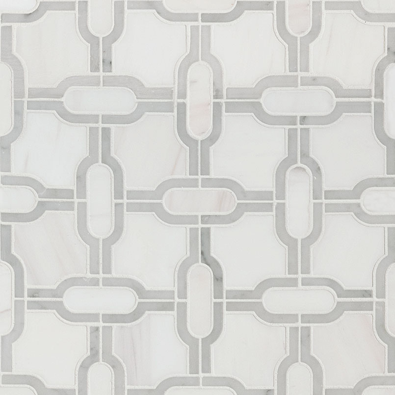 Bianco Gridwork Polished PATTERN