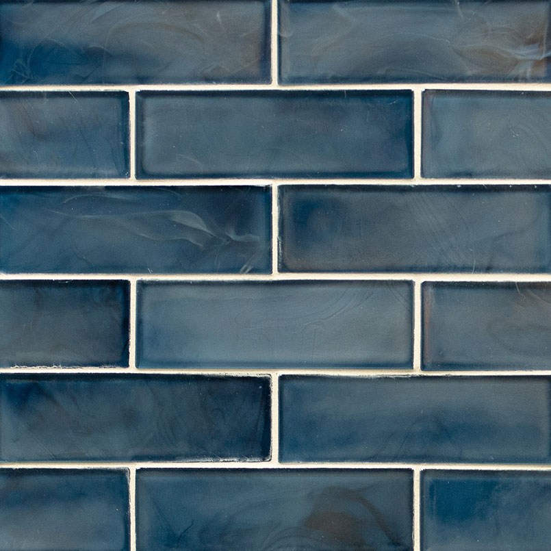Blue Shimmer 2x6 Subway