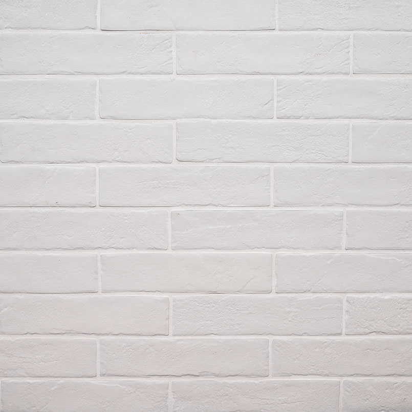 Brickstone White Brick 2X10 MATTE