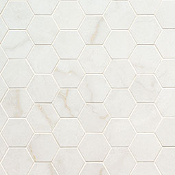 Brighton Gold 2X2 Hexagon Matte