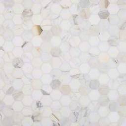 Calacatta Gold 2" Hexagon Mosaic PATTERN POLISHED