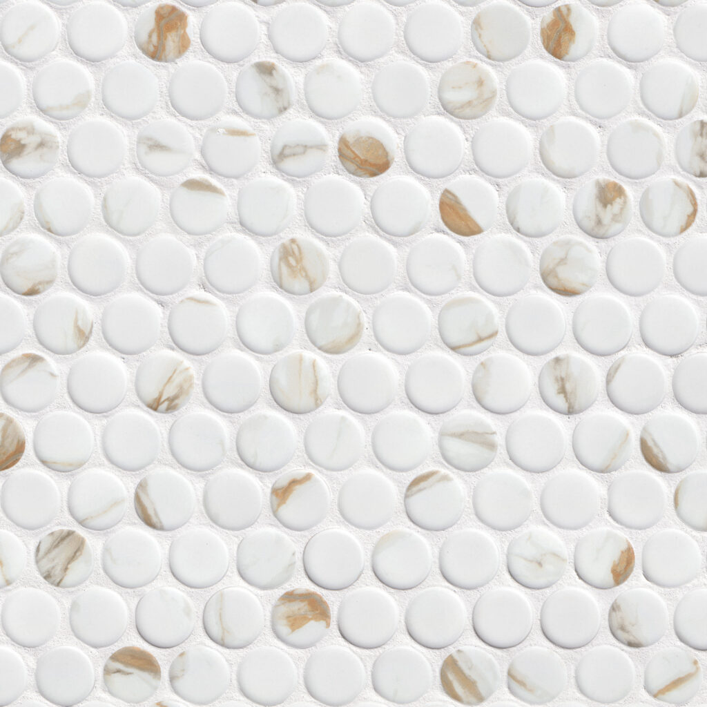 Calacatta Gold Matte Round