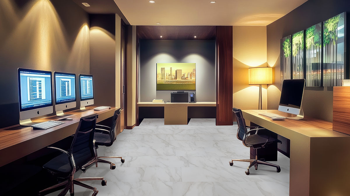 Trecento Calacatta Venosa Gold 12x24 LOW GLOSS - Image 2