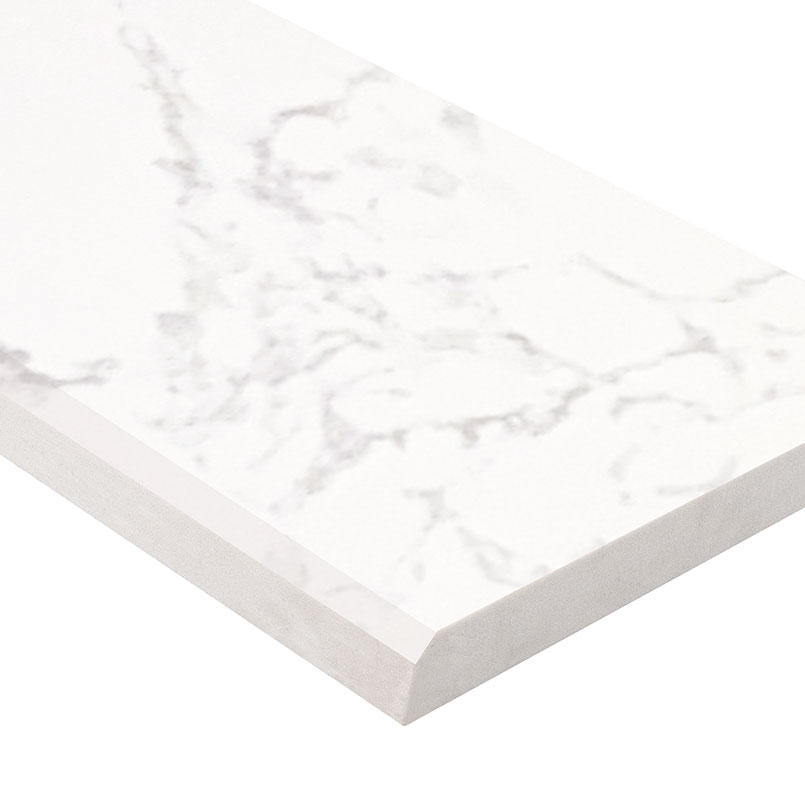 Carrara White 6X73X0.62 Singl B Pol-eng 5x30 POLISHED - Image 2