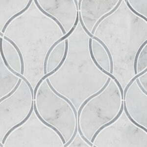 Carrara White Ellipsis Polished PATTERN