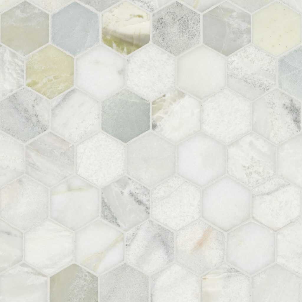Cloudland 2" Hexagon Polished