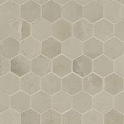 Sande Cream 2X2 Hexagon Matte
