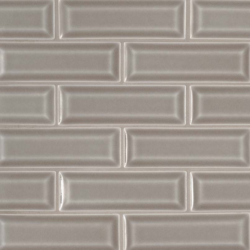 Dove Gray 2X6 Beveled GLOSSY