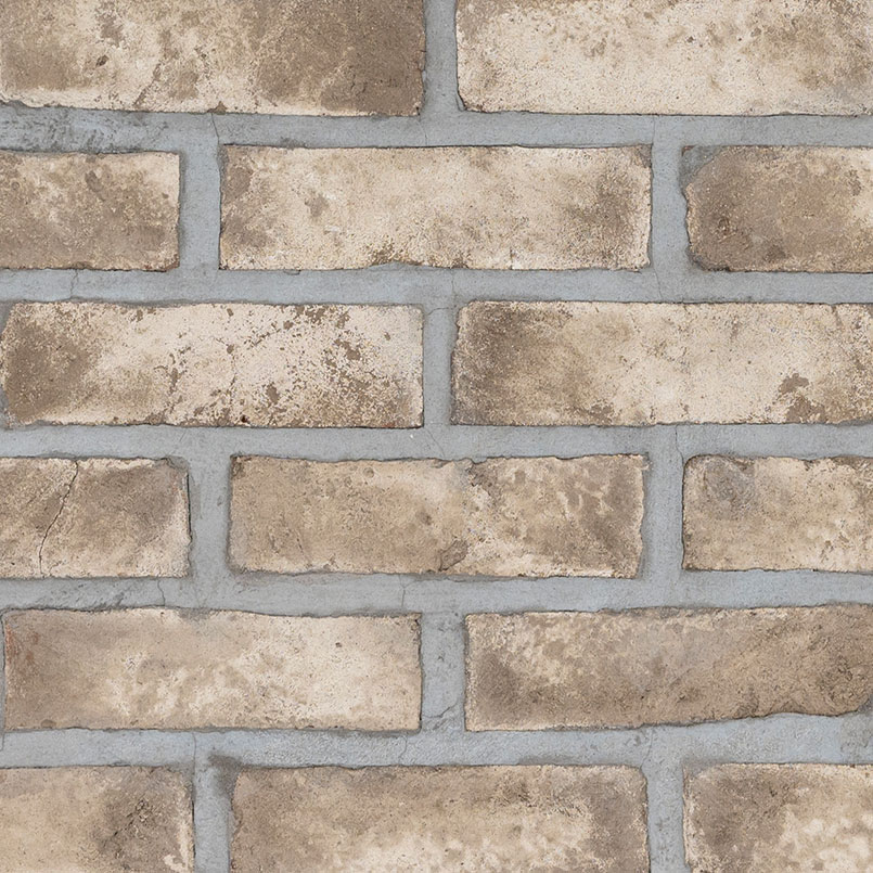 Doverton Gray Clay Brick 2.25X7.5 NATURAL